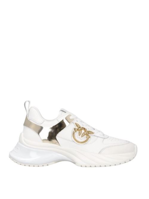 Ariel sneakers in leather effect with mirror details Pinko | SS0027P025Z1B.Z1B
